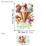 Creative And Fun Ice Cream Wall Stickers - Self-adhesive Ice Cream Stickers For Rooms, Living Rooms, Kitchens And Home Decoratio - Image 6