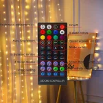 LED Curtain Lights Fairy String Lights Festival Lighting Rainbow Window Lamp Home Bedroom Christmas Decoration App Control DIY - Image 5