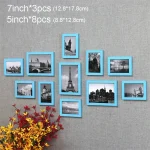 11Pcs Picture Frames Wall Photo Frame Architecture Picture Frame Set Modern Decor Living Room Home Decoration marcos de fotos - Image 11