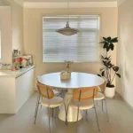 Modern Home Dining Table Oval White Deco Balcony Dining Table Luxury Relaxing Salle A Manger Complet Table Et Chaise Furniture - Image 2
