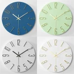 Wall Clock Battery Powered Clocks 12 inch Small Clock Analog Clock Suitable for Home Office Bedroom Kitchen Classroom School - Image 2