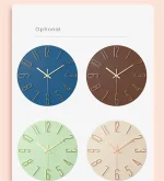 Wall Clock Battery Powered Clocks 12 inch Small Clock Analog Clock Suitable for Home Office Bedroom Kitchen Classroom School - Image 16