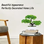 Artificial Plants Bonsai Simulated Tree Potted Plants Fake Flowers Table Potted Ornaments - Image 4