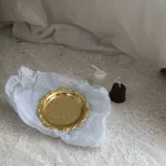 Round Metal Tray Fruit Cake Dessert Trays Jewelry Dish Earrings Necklace Ring Storage Plates Display Bowl Decoration Sauce Dish - Image 15