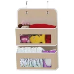 5-Shelf Hanging Storage Organizer - Behind Door, Anti-Tilt, 5 Large Capacity Pockets, Suitable for Bedroom, Bathroom - Image 7