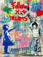 Modern Abstract Street Wall Art Painting Banksy Graffit Art Canvas Painting Prints Poster Cuadros Wall Art Pictures Home Decor - Image 17