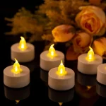 LED Candles 48/24/12 Pack Battery Operated Candles Batteries Lights Candles to Create Warm Ambiance Naturally Flickering Bright - Image 2
