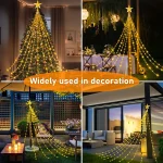 LED Outdoor Christmas Tree Decorations Lights USB 2/3M Waterproof Fairy String Lights 8 Modes Indoor Yard Wedding Party Lighting - Image 13