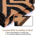 Indoor Outdoor Area Rug Home Garden Living Room Floor Carpet Anti-slip Waterproof Portable Folding RV Camping Awning Picnic Mat - Image 10