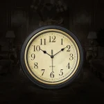 Wall Clock 12-inch Large Retro Wall Clocks Non Ticking Classical Quiet Clocks Living Room Kitchen Bedroom Office Decor A0KF - Image 2