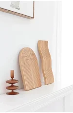 Decorative Tray for Sweets Plates Trays to Serve Food Trays for Serving Wooden Plate Snack Dish Fruit Dry Dessert Kitchen Home - Image 12