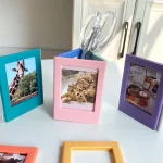 3 Inch Magnet Photo Frames 5pcs Colourful Mini Film Photo Frames DIY Decorative Display Stand Photo Frames Home Decor - Image 2
