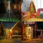 LED Outdoor Christmas Tree Decorations Lights USB 2/3M Waterproof Fairy String Lights 8 Modes Indoor Yard Wedding Party Lighting - Image 12