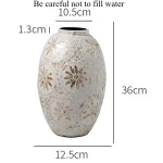 Table Ceramics Vase Flower Arrangement Vintage Vases Wedding Bedroom Elegant Design Flower Bottle Luxury Home Decor Vases - Image 10