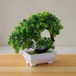 Artificial Plants Bonsai Simulated Tree Potted Plants Fake Flowers Table Potted Ornaments - Image 13