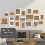 14/19Pcs Photo Frames For Pictures Wall Picture Frame Wooden Frame For Wall Hanging Photo Decor Wedding Party Home Decoration - Image 15