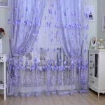 Tulle Curtains Modern Simplicity Living Room Sheer Window Curtains​ Children's Bedroom Kitchen Soft Comfortable Fabric - Image 57