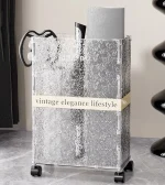 Multifunction Storage Baskets Bedroom Bathroom Organizer Baskets Indoor Large Capacity Toys Clothes Storage Basket with Wheels - Image 16