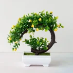 Artificial Plants Bonsai Simulated Tree Potted Plants Fake Flowers Table Potted Ornaments - Image 15