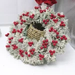 DIY Merry Christmas Decorations For Home Natural Rattan Wreath Garland Tree Craft Xmas Decor Accessories Spring Wedding New Year - Image 3