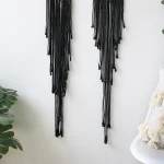 Black Sun Moon Dream Catcher Nordic Macrame Dreamcatcher With Crystal Wall  Room Home Decor Yard Garden Bedroom Decoration - Image 23