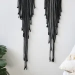 Black Sun Moon Dream Catcher Nordic Macrame Dreamcatcher With Crystal Wall  Room Home Decor Yard Garden Bedroom Decoration - Image 19
