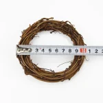 DIY Merry Christmas Decorations For Home Natural Rattan Wreath Garland Tree Craft Xmas Decor Accessories Spring Wedding New Year - Image 11