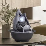 HandMade Home Decorative Desktop Fountains Indoor Water Fountain Creative Craft Home Decor&Figurines FengShui Waterfall Fountain - Image 13