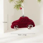 Christmas Tree Decorations Candy Cane Snowflake Balls Red Pendant Hanging Home Party Christmas Winter 2026 New Year Decors - Image 12