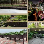 Plastic Raised Garden Bed with Legs Raised Planter Box Elevated Planting Container for Gardening Vegetables Fruits Flowers - Image 13