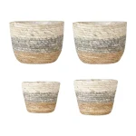Planter Basket for Plants, Woven Container for Farmhouse Style with Waterproof Feature - Image 3