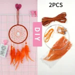 DIY For Dream Catcher Kit for Indoor and Home Use Create Custom Car and Bedroom Decorations with Iron and Wood - Image 20