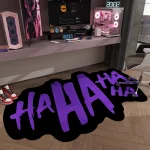 Creative Haha Rugs for Bedroom Irregular Shapes Living Room Decoration Carpet Washable E-sports Floor Mat Anti-slip Lounge Rug - Image 4