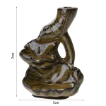 Backflow Incense Burner Censer Waterfall Tower Incense Cone Ceramic Burner Fragrance Holder Sandalwood Aromatherapy Home Decor - Image 11