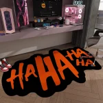 Creative Haha Rugs for Bedroom Irregular Shapes Living Room Decoration Carpet Washable E-sports Floor Mat Anti-slip Lounge Rug - Image 3