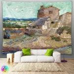 Tapestry World Famous Painting Van Gogh Tapestries Printed  Wall Hanging Rural Landscape Home Decoration Bedroom Decor Wall Ar - Image 24