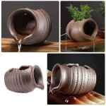 Ceramic Pot Jar Fountain for Outdoor Garden Courtyard Balcony Indoor Living Room Decorative Water Feature Circulating Fountain - Image 2
