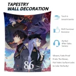 Anime 86 Eighty Six Tapestry Background Art Decor For Bedroom Living Room Bar Garden Outdoor  Wall Decor - Image 4