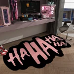 Creative Haha Rugs for Bedroom Irregular Shapes Living Room Decoration Carpet Washable E-sports Floor Mat Anti-slip Lounge Rug - Image 11