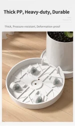Mobile Planter Tray, Modern Style, Silent Casters, Thickened & Reinforced, Hidden Design, High Load-Bearing Plant Saucer - Image 21