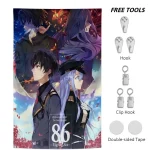 Anime 86 Eighty Six Tapestry Background Art Decor For Bedroom Living Room Bar Garden Outdoor  Wall Decor - Image 5