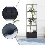 Planter Box with Trellis Plant Pot Vertical Gardening Self Watering Tomato - Image 9