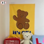 Room Decoration Kawaii Wall Tapestry Hanging Cloth Background Bedroom Wall Bedspread Dormitory Room Decoration Anime Tapestries - Image 3