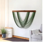 Wooden Arc-shaped Decorative Tapestries, Home Living Room Wall Hangings, Hand-woven Decorative Tapestries 100x70cm/100x60cm - Image 17