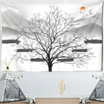 Tapestry landscape painting scenery wall hanging home decoration tapestry bedroom living room wall hanging cloth - Image 23