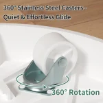 Mobile Planter Tray, Modern Style, Silent Casters, Thickened & Reinforced, Hidden Design, High Load-Bearing Plant Saucer - Image 3