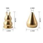3 In 1 Incense Burner Brass Incense Holder 5.5 Inch Incense Sticks/Coil In Supporter Desktop Ornament Living Room Home Decor - Image 10