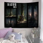 The Last Us Cartoon Tapestry Bohemian Wall Tapestries Mandala Home Decor - Image 15