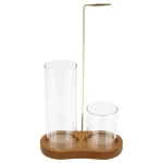 2in1 Incense Holder Anti-Ash Flying Incense Burner with Removable Glass Ash Catcher and Incense Sticks Organizer Home Decoration - Image 8