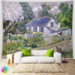 Tapestry World Famous Painting Van Gogh Tapestries Printed  Wall Hanging Rural Landscape Home Decoration Bedroom Decor Wall Ar - Image 25